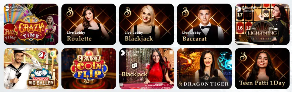 Giochi da casinò live GAMERSBET CASINO
